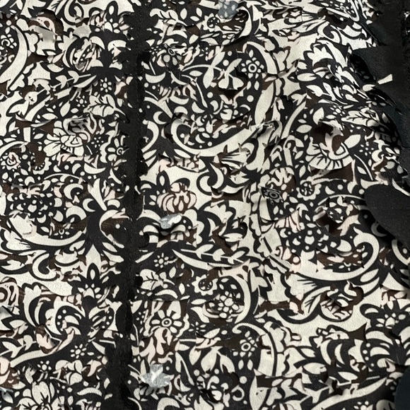 Anthropologie Byron Lars Laser Cut pencil skirt - Picture 6 of 8